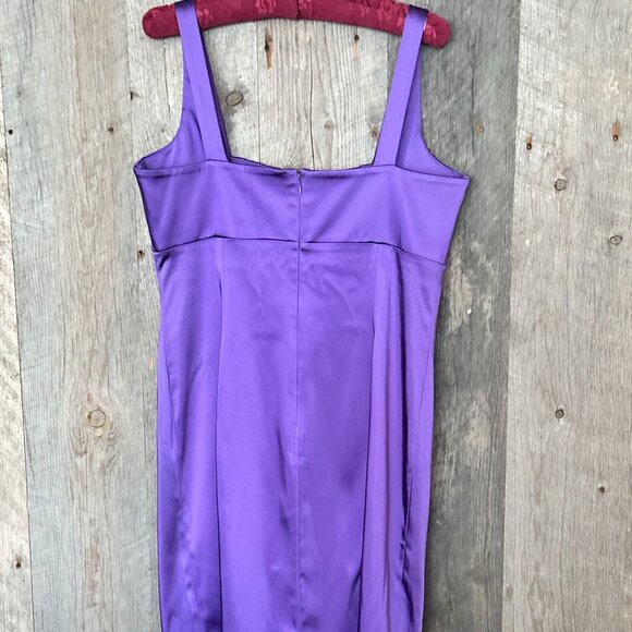 Calvin Klein Purple Cocktail Dress - Picture 8 of 11